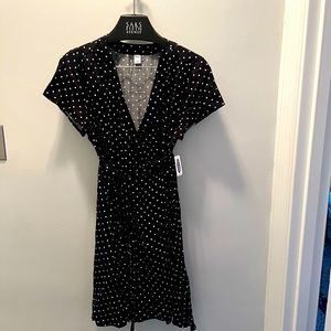 NWT Polka Dot Wrap Dress